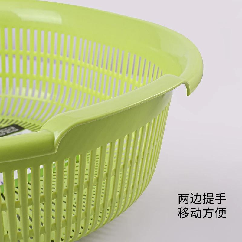 Rổ nhựa Sanada hình oval 5.3L - xanh