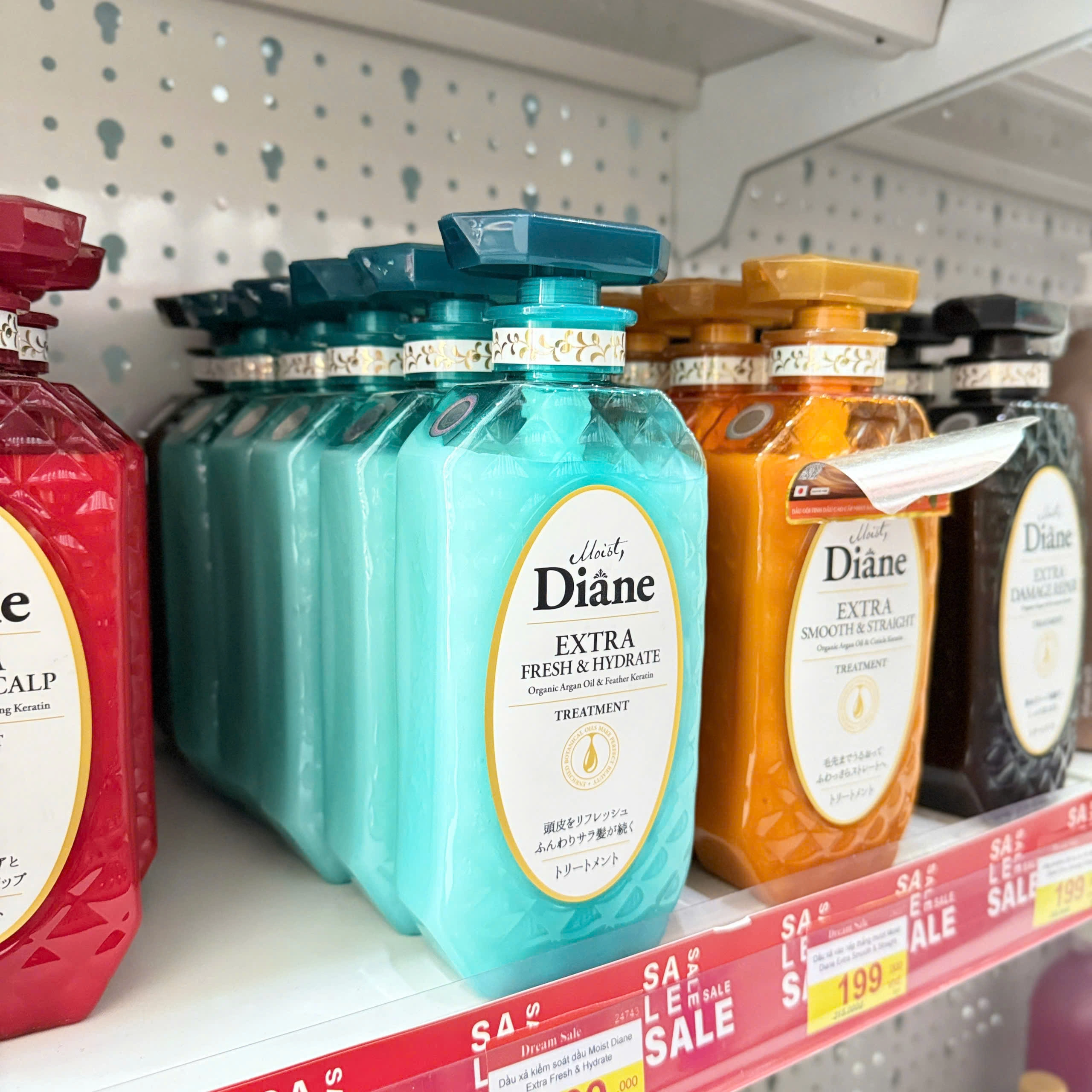 Dầu xả Moist Diane Extra Fresh & Hydrate (kiểm soát dầu) - 450ml