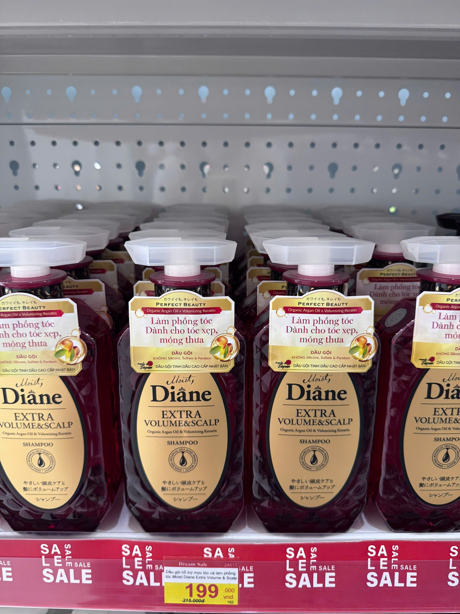 Dầu gội Moist Diane Extra Volume & Scalp (hỗ trợ mọc tóc, làm phồng tóc) - 450ml