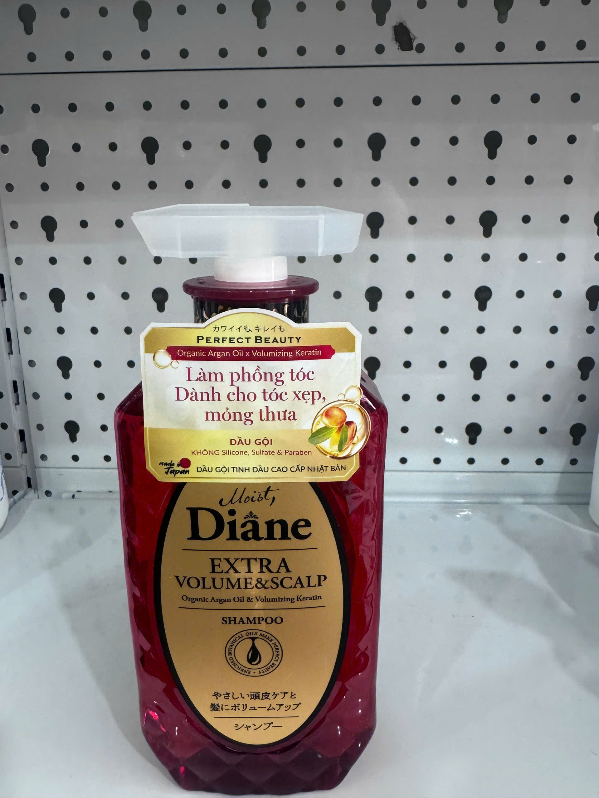 Dầu gội Moist Diane Extra Volume & Scalp (hỗ trợ mọc tóc, làm phồng tóc) - 450ml