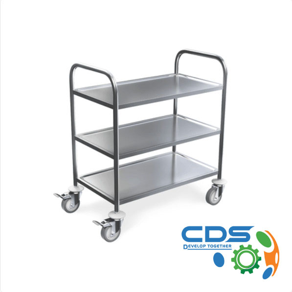 3-Tier Trolley – Premium Stainless Steel Solution for Industrial Use