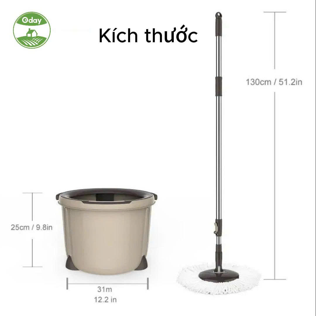 Bộ lau nhà xô tròn Oday M2