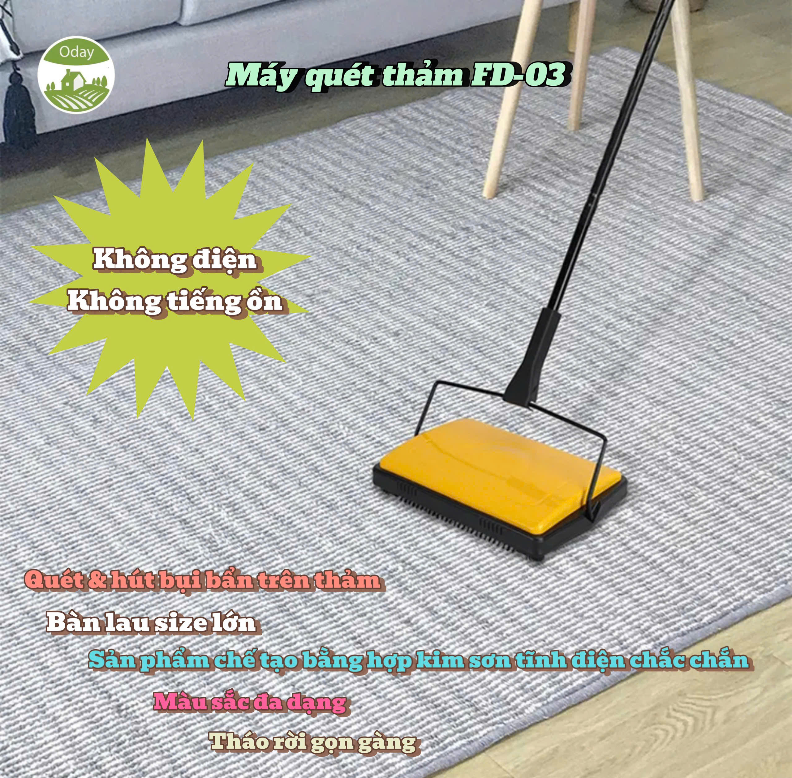 Máy quét thảm Oday FD-03