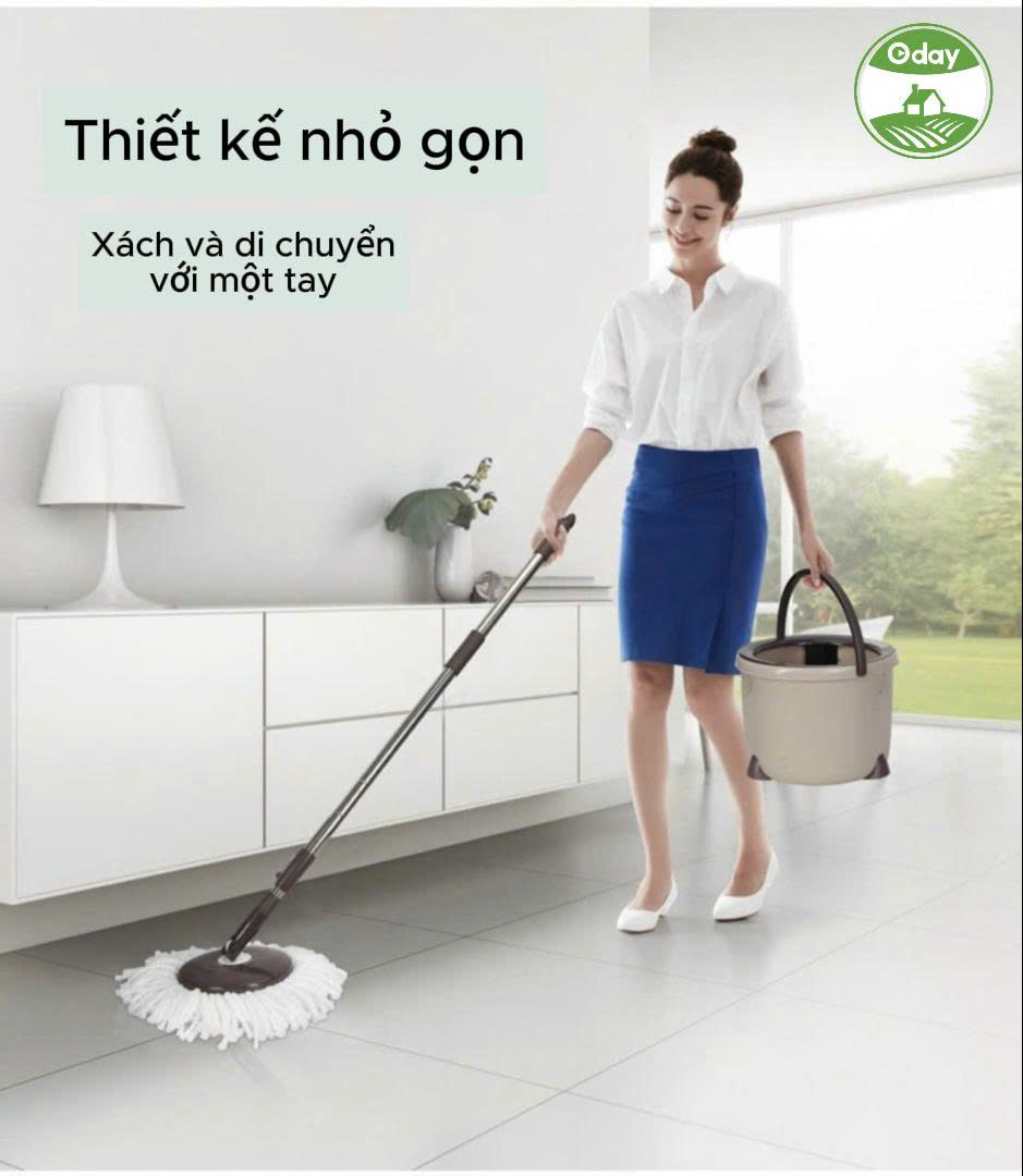 Bộ lau nhà xô tròn Oday M2