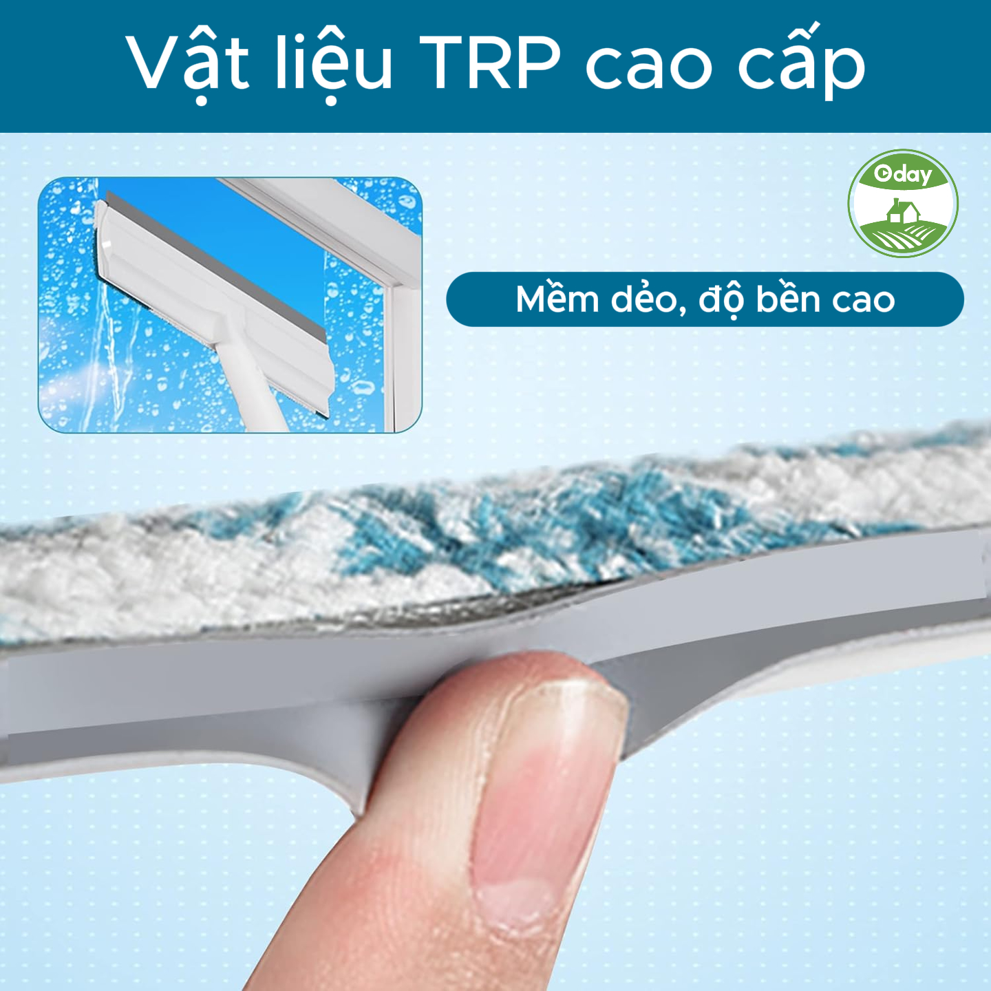 Cây Lau Kính Phun Sương Thông Minh 3 Trong 1 Oday FP-53