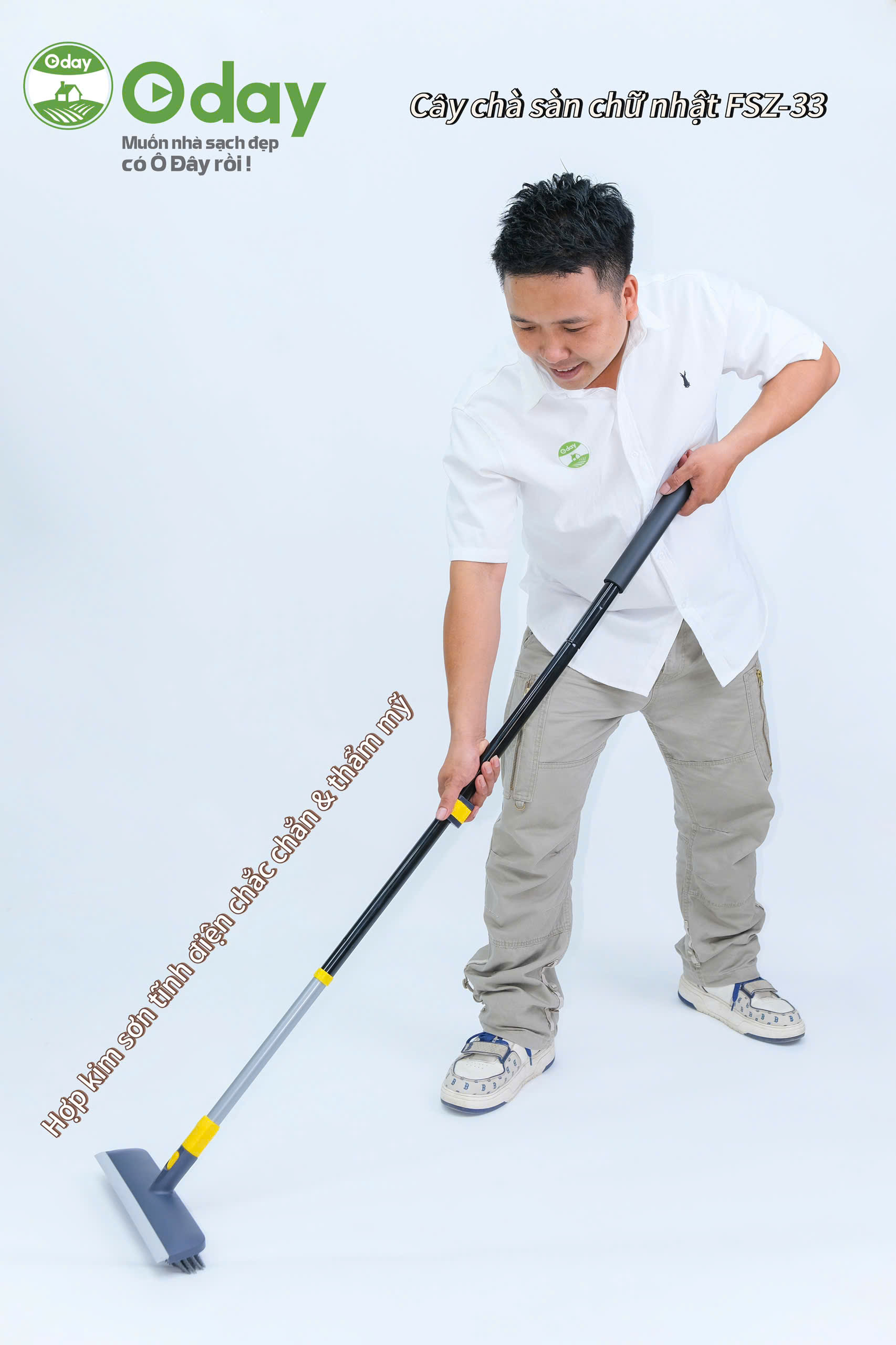 Cây chà sàn chữ nhật Oday FSZ-33