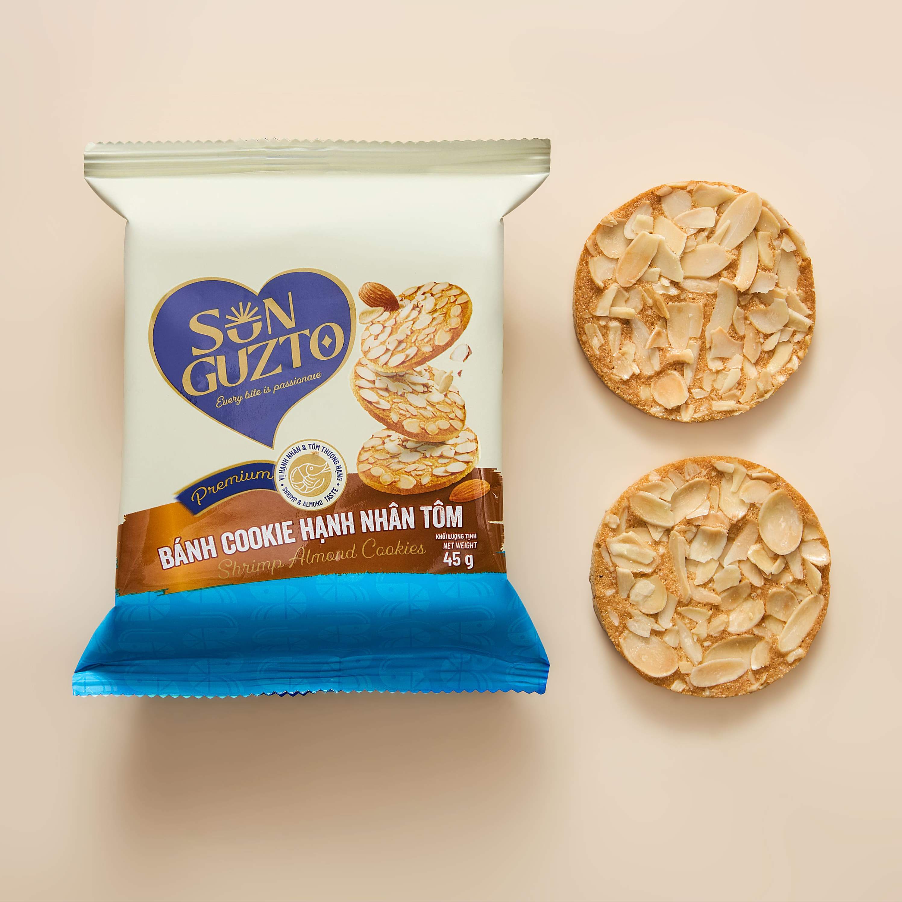 Shrimp Almond Cookies 45gram