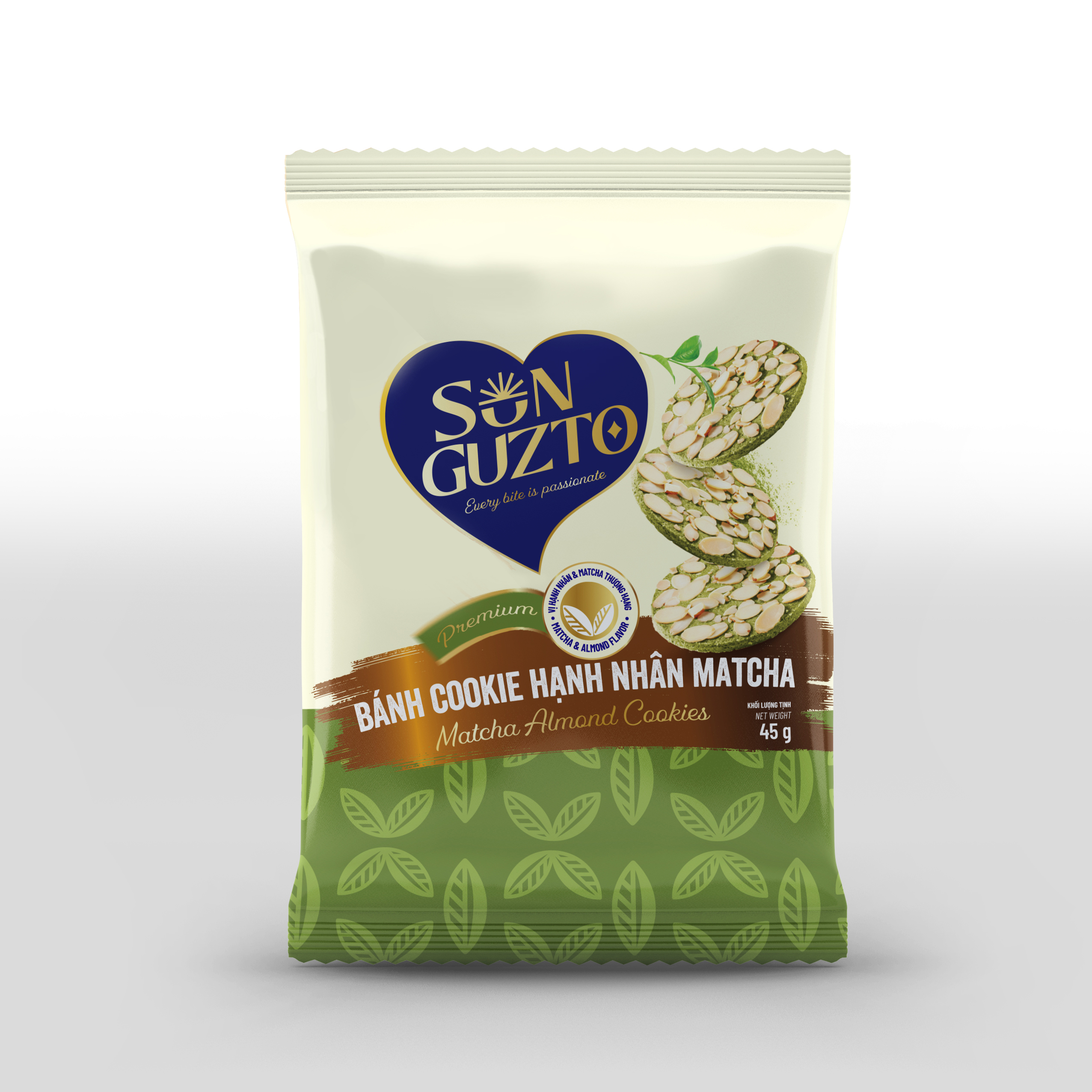 Matcha Almond Cookies 45gram