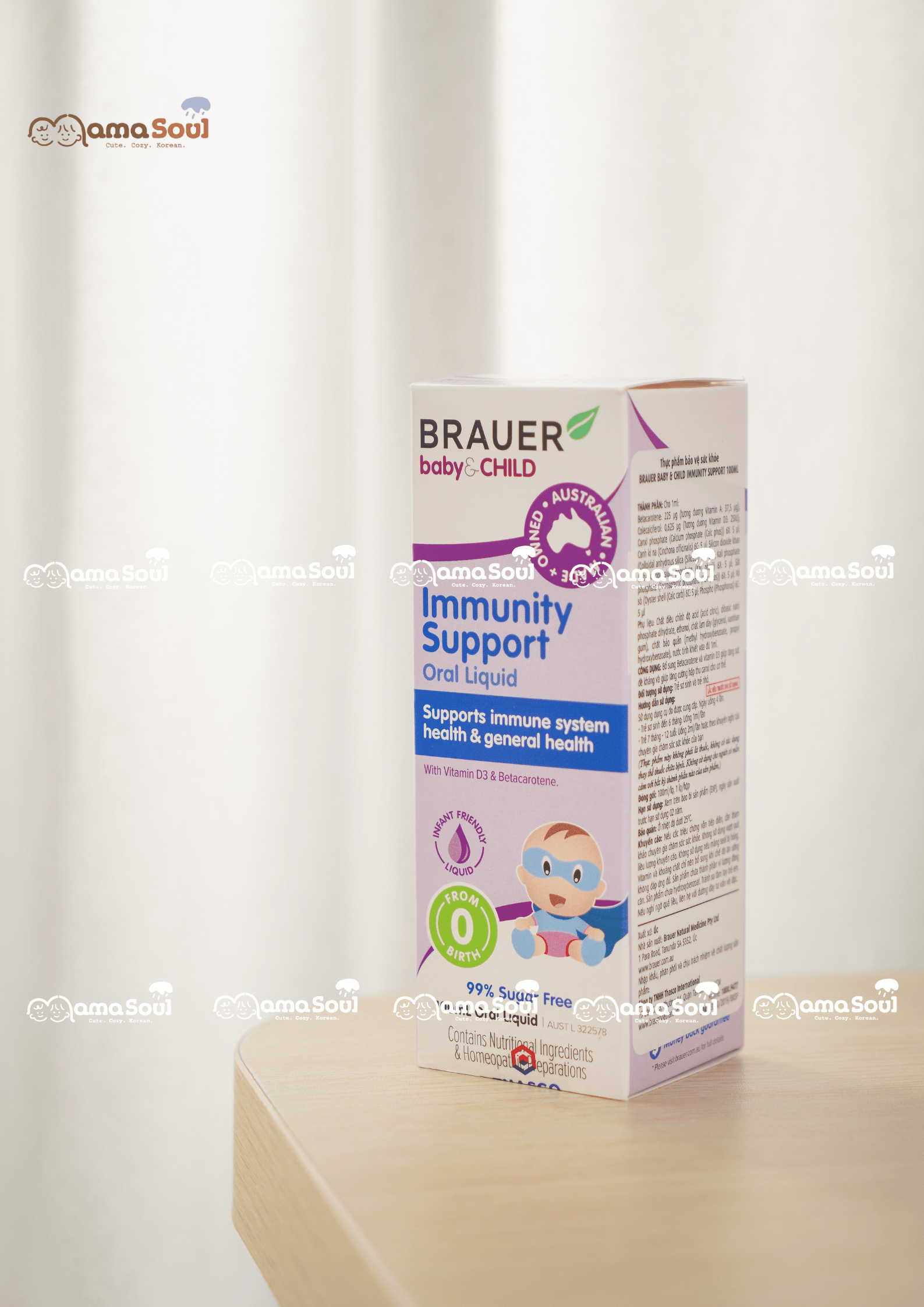 Thực phẩm bảo vệ sức khỏe BRAUER BABY & CHILD IMMUNITY SUPPORT 100ML