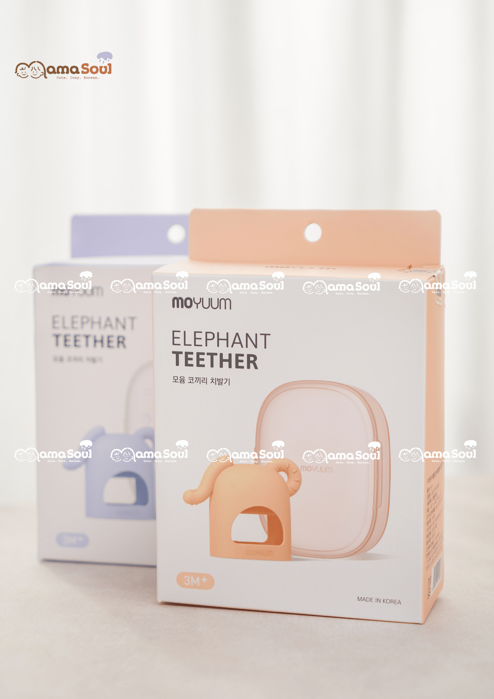 Gặm nướu silicon Moyuum - Hình voi