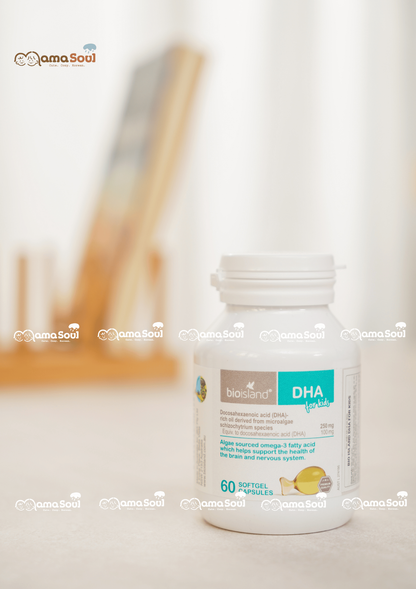 Dầu cá DHA cho bé BIOISLAND 60v