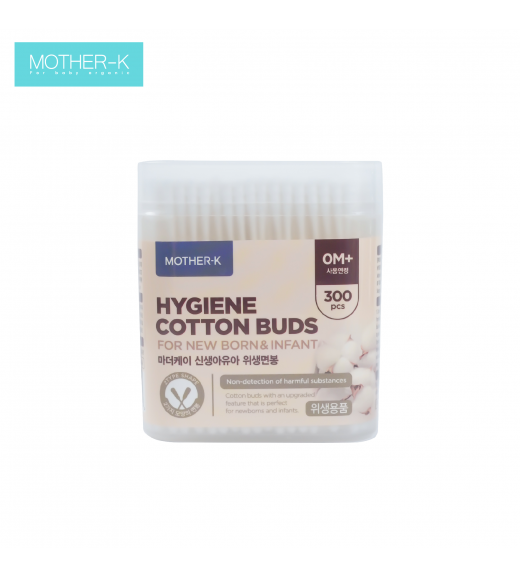 TĂM BÔNG SƠ SINH 1 ĐẦU XOẮN MOTHER-K HÀN QUỐC (300C)