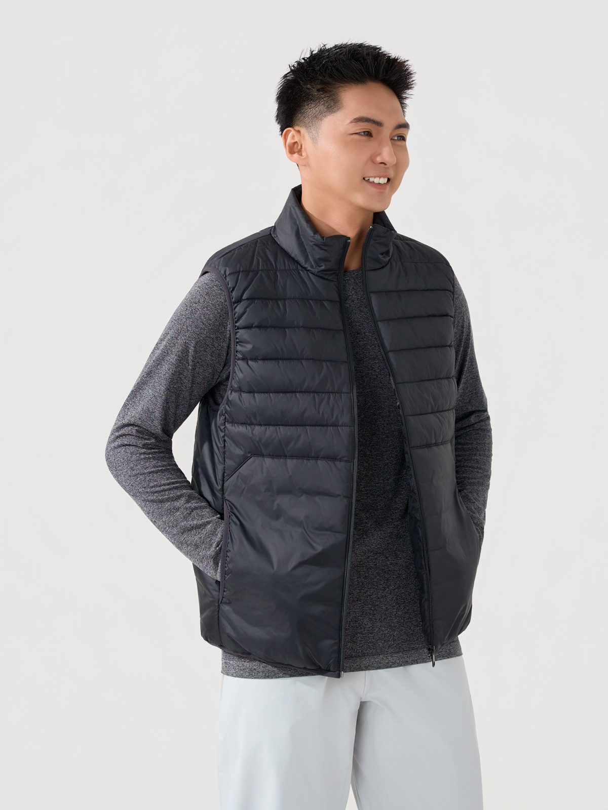 Áo Khoác Gile Phao Nam Athleisure