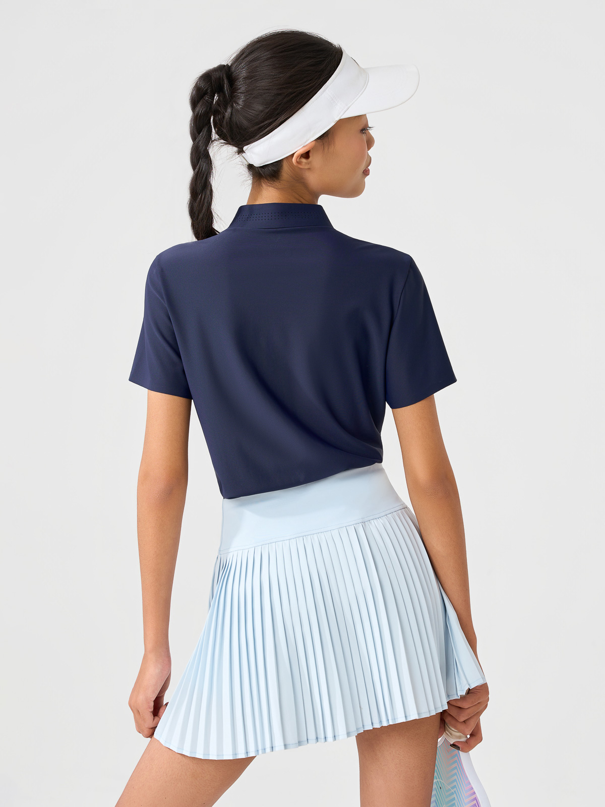 Áo Polo nữ Athleisure Không Đường May