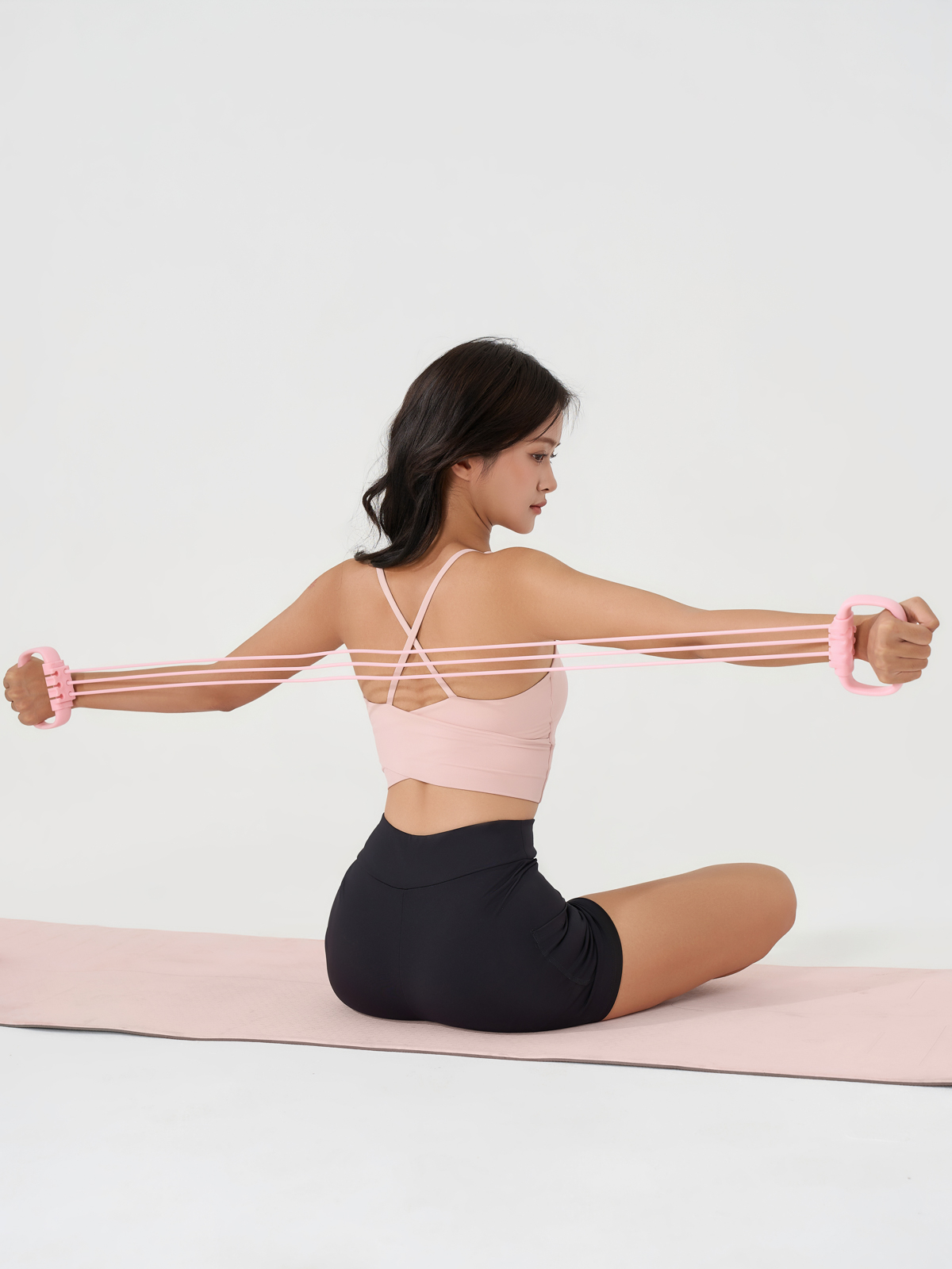 Quần Leggings Dáng Ngắn Siêu Co Giãn