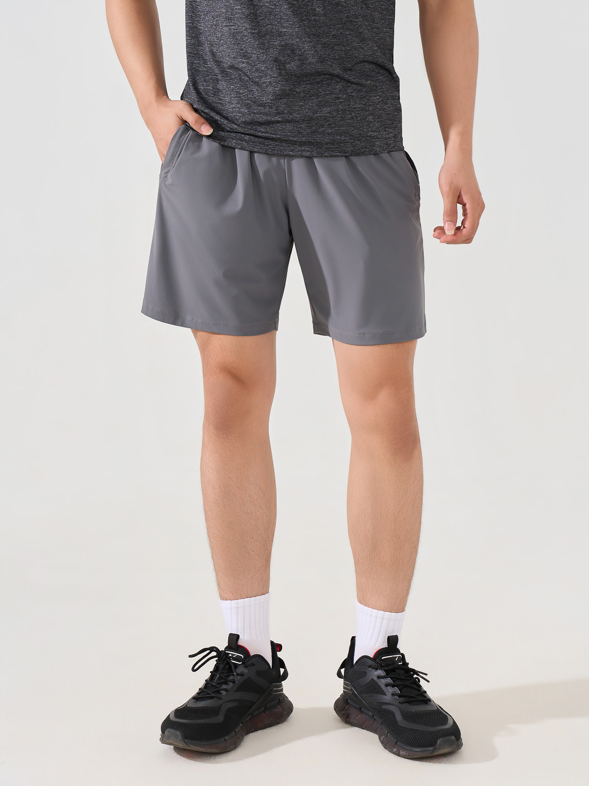 Quần Shorts Thể Thao Phối Sườn 6.5inch