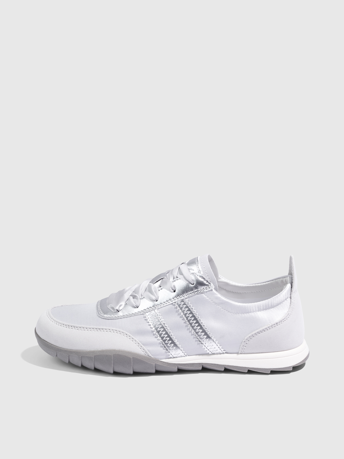 Giày Sneaker Ballet Nữ Phối Da Women's Leathermix Ballet Sneakers