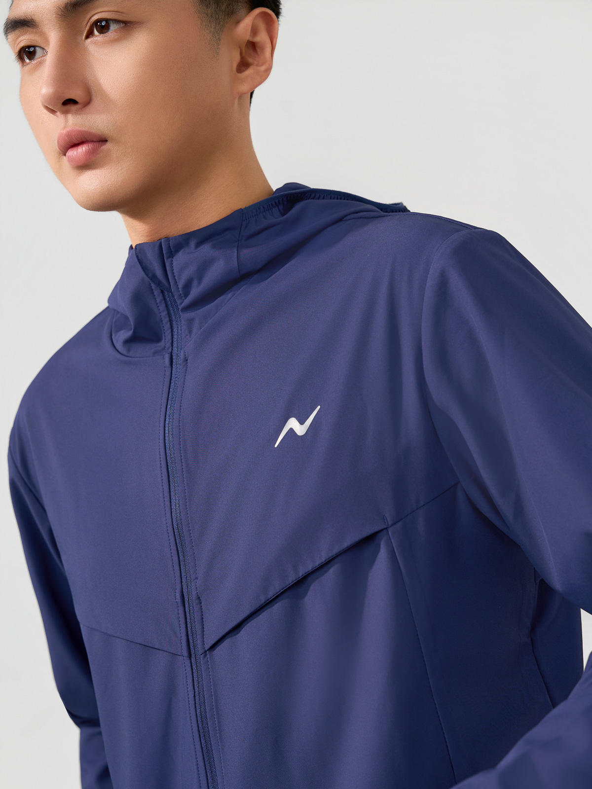 Áo Khoác Gió Nam Thể Thao 1 Lớp Running