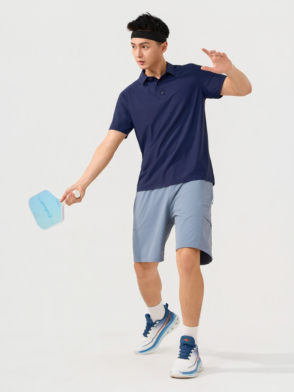 Áo Polo Nam Chạm Mát Thoáng Khí Không Đường May