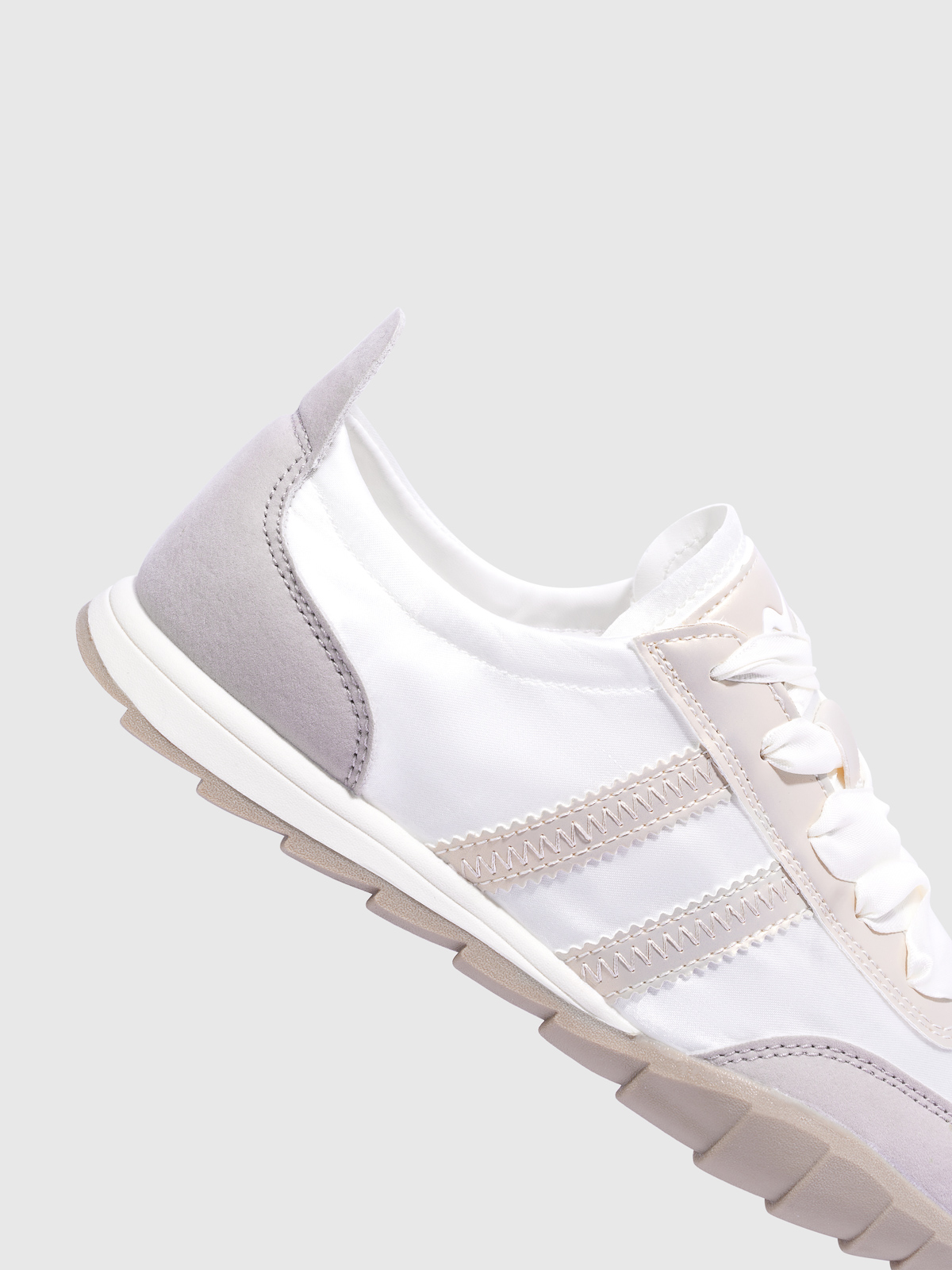 Giày Sneaker Ballet Nữ Phối Da Women's Leathermix Ballet Sneakers