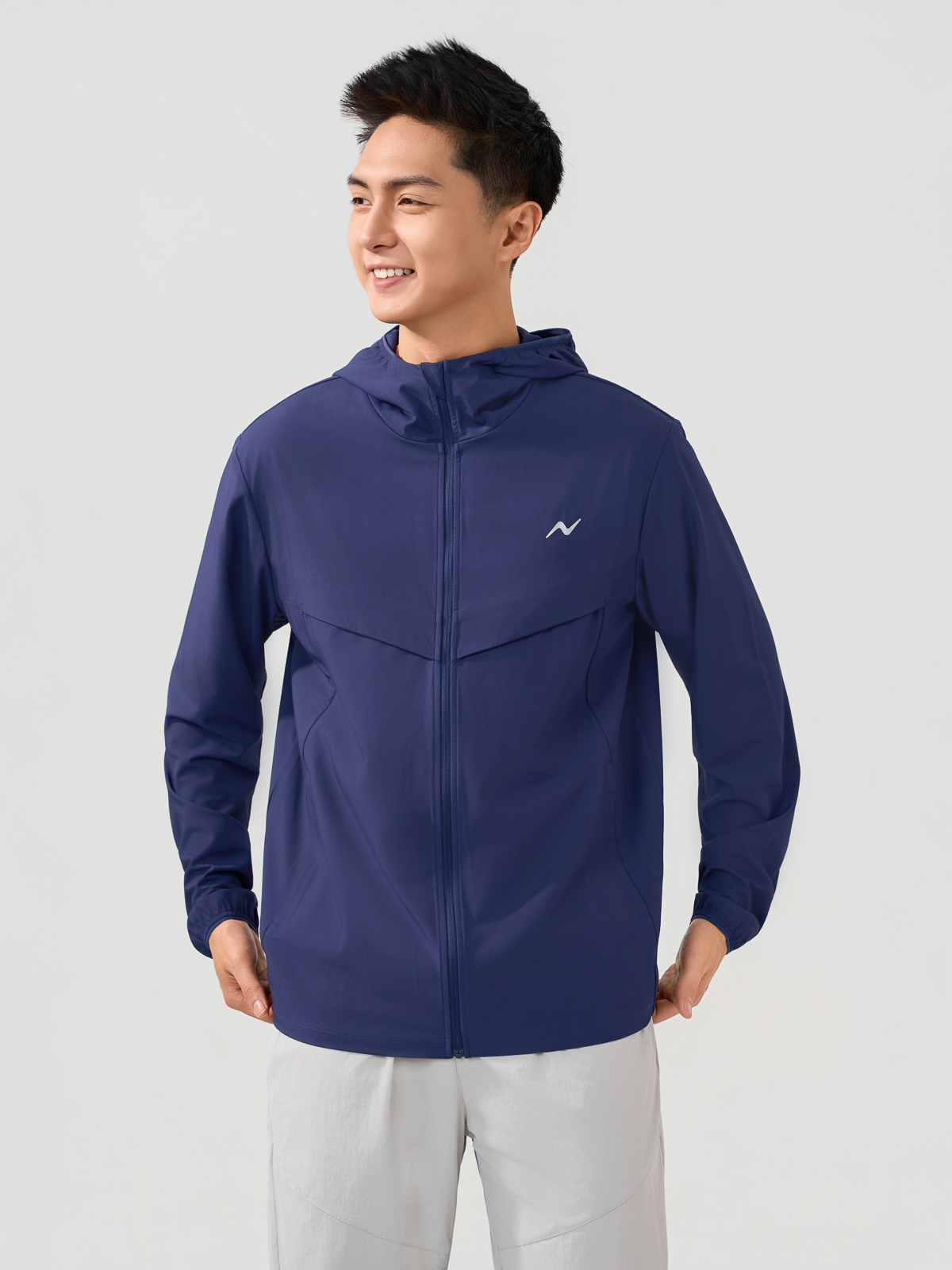 Áo Khoác Gió Nam Thể Thao 1 Lớp Running