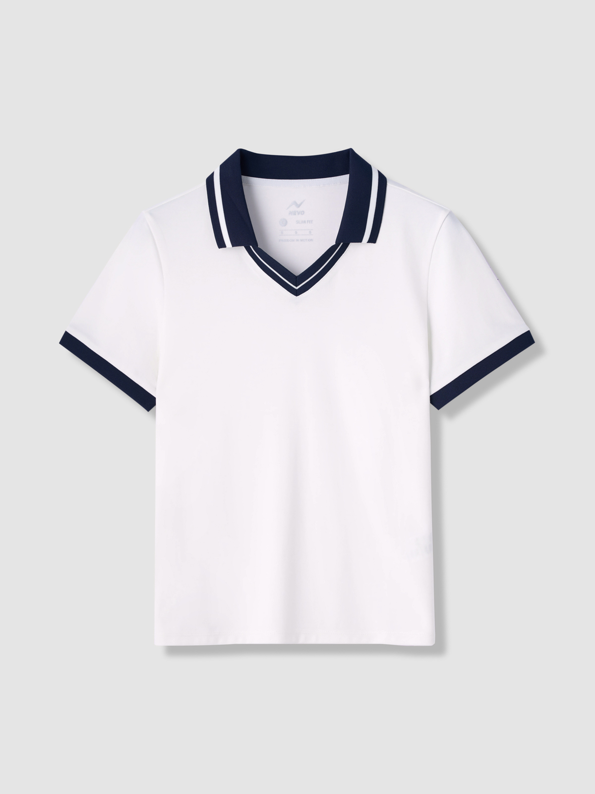 Áo Polo Cổ V Phối Màu