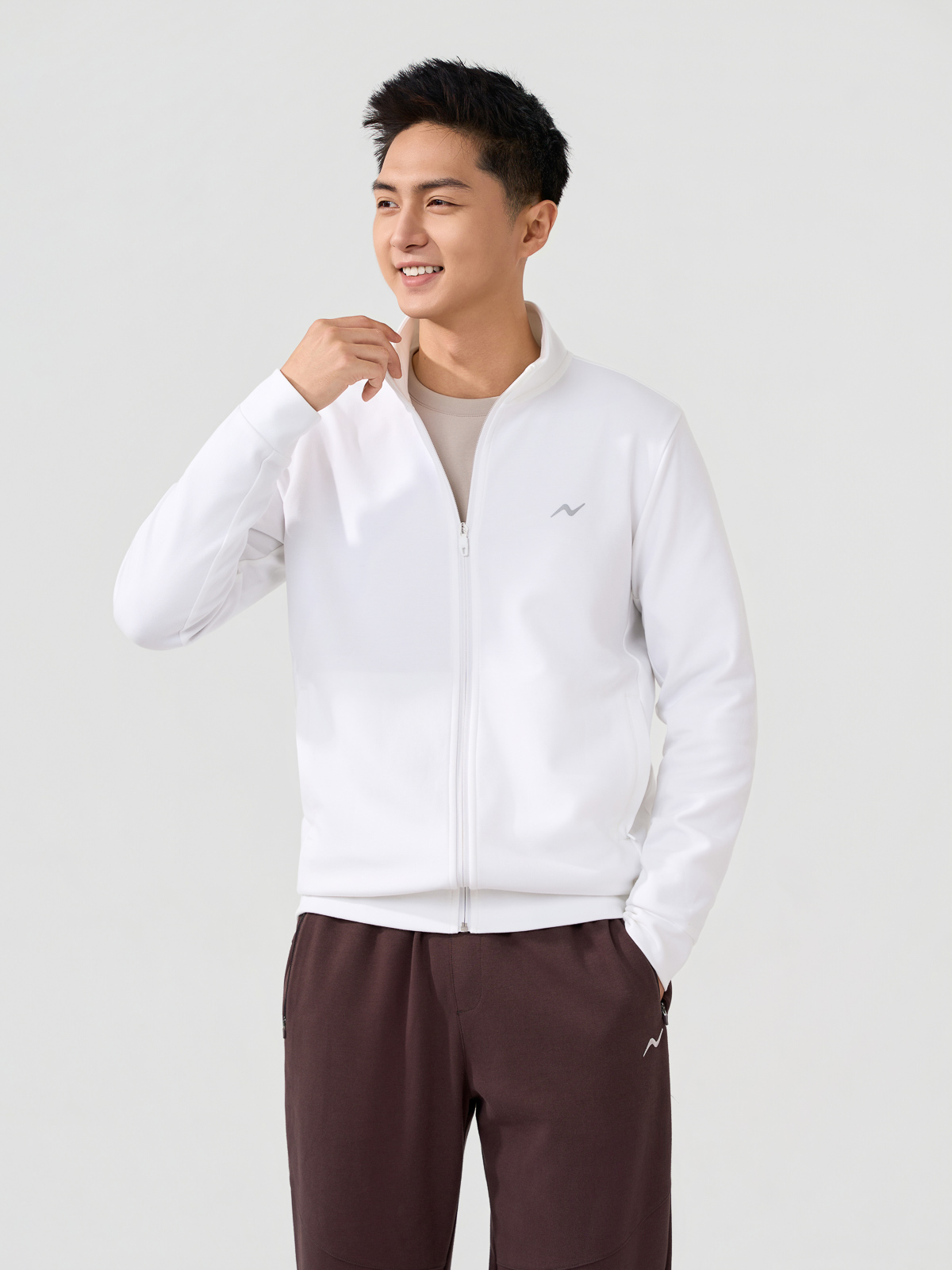 Áo Khoác Thể Thao Double Face Nỉ Co Giãn