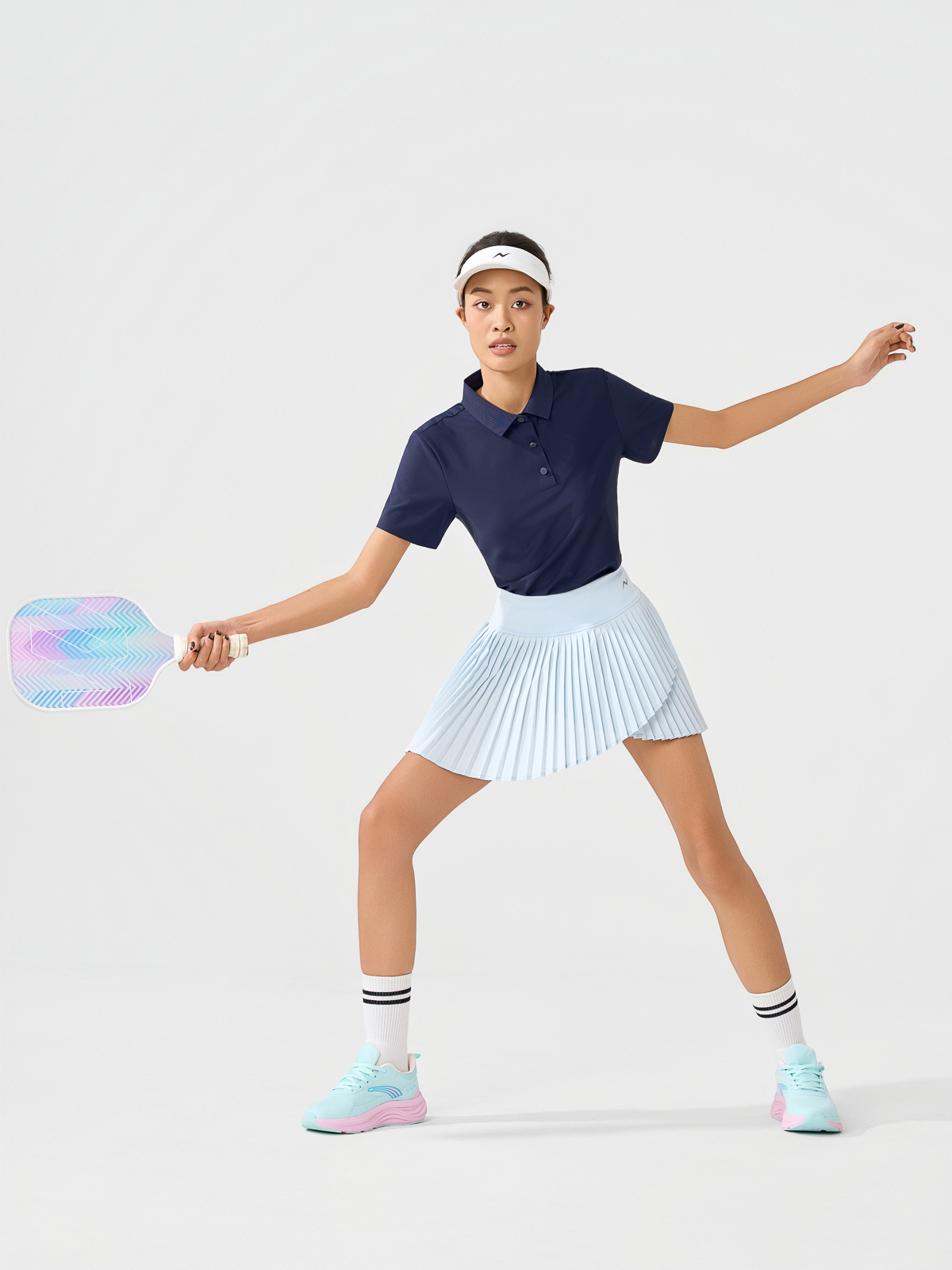 Áo Polo nữ Athleisure Không Đường May