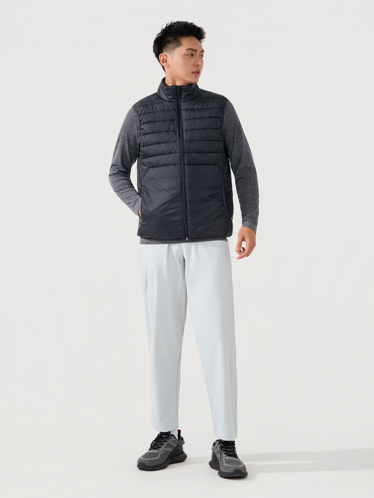 Áo Khoác Gile Phao Nam Athleisure