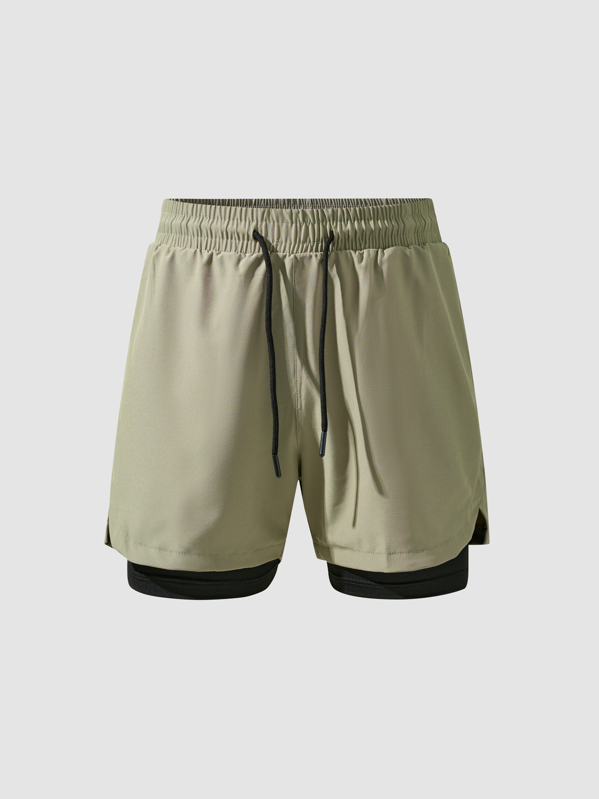 Quần Shorts Thể Thao Nam Dáng Ngắn Phối Vải Thoáng Khí