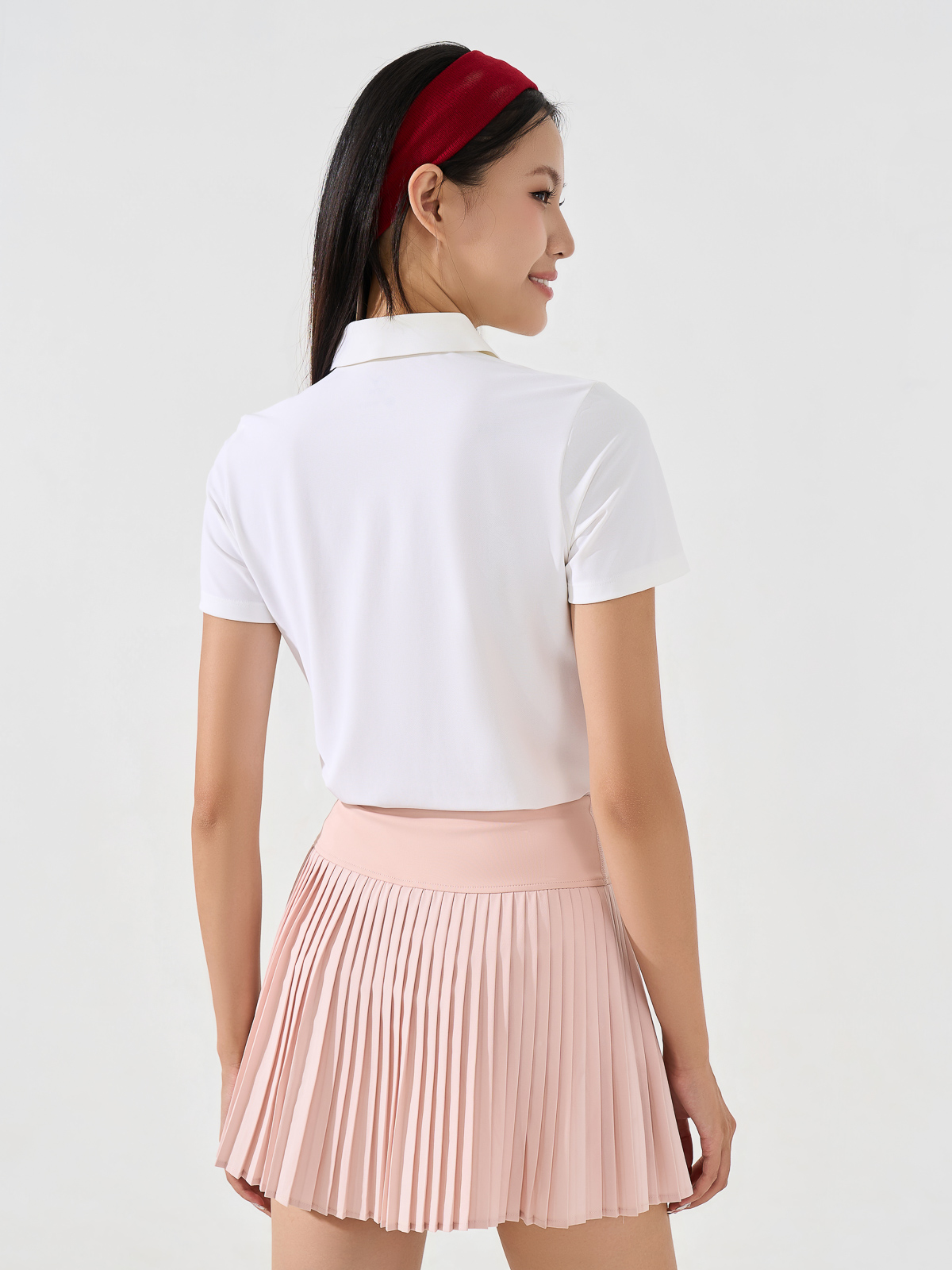 Áo Polo Dáng Suông Trụ Khoá Ép Seam