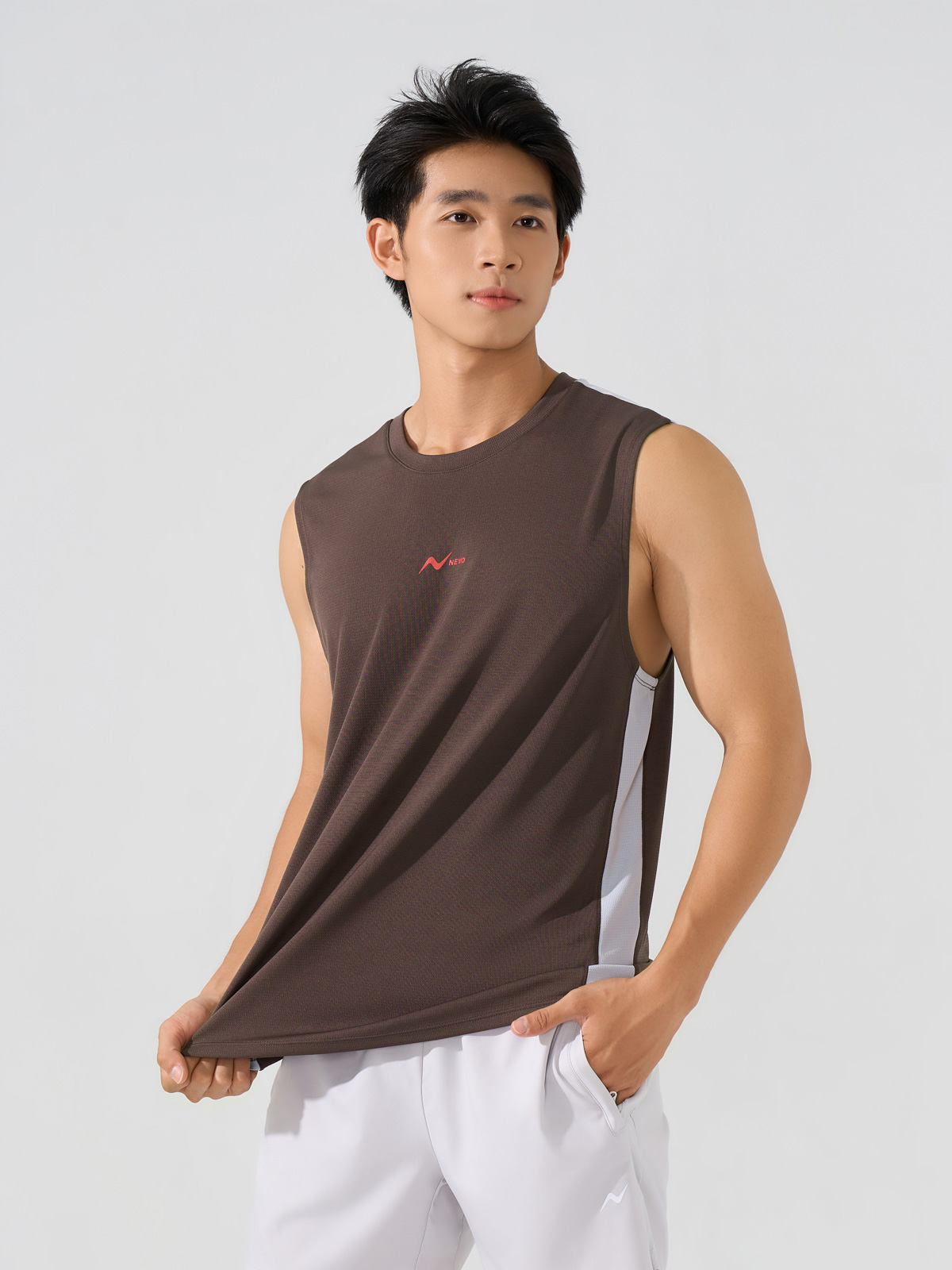 Áo Ba Lỗ Thể Thao Phối Màu Can Chéo