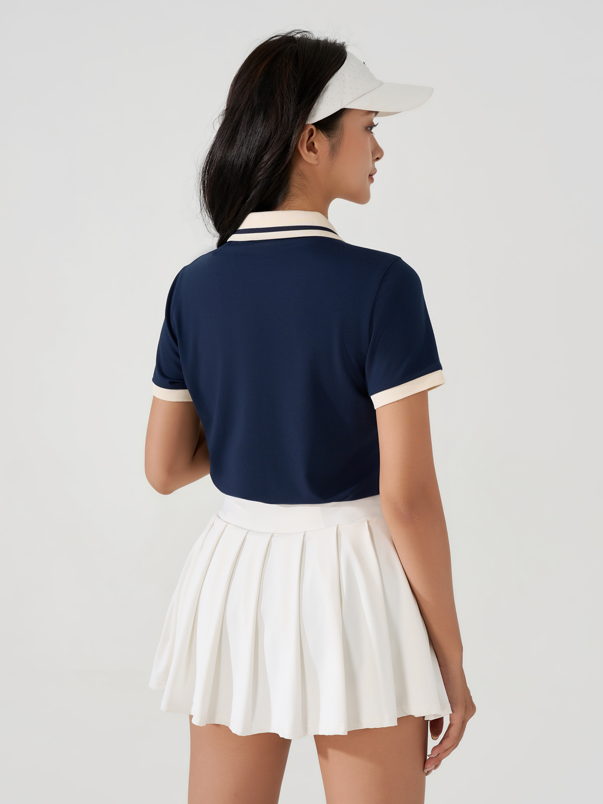 Áo Polo Cổ V Phối Màu