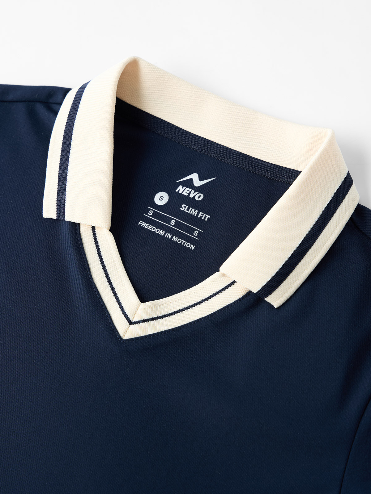 Áo Polo Cổ V Phối Màu
