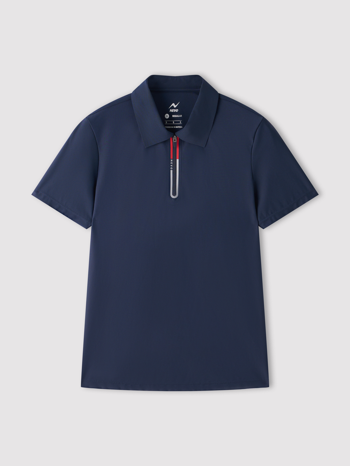 Áo Polo Dáng Suông Trụ Khoá Ép Seam