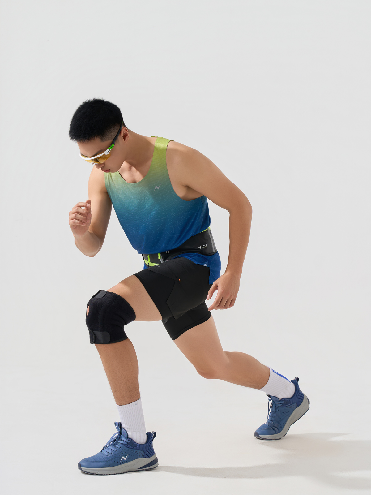 Áo Ba Lỗ Thể Thao Nam In Tràn Running