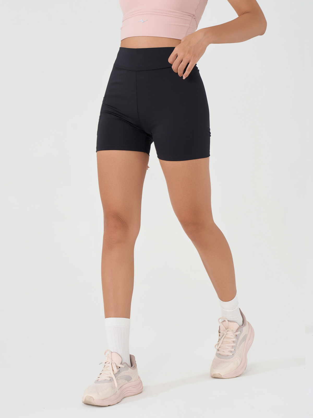 Quần Leggings Dáng Ngắn Siêu Co Giãn