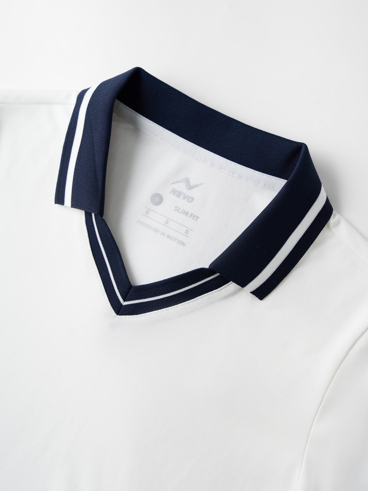 Áo Polo Cổ V Phối Màu