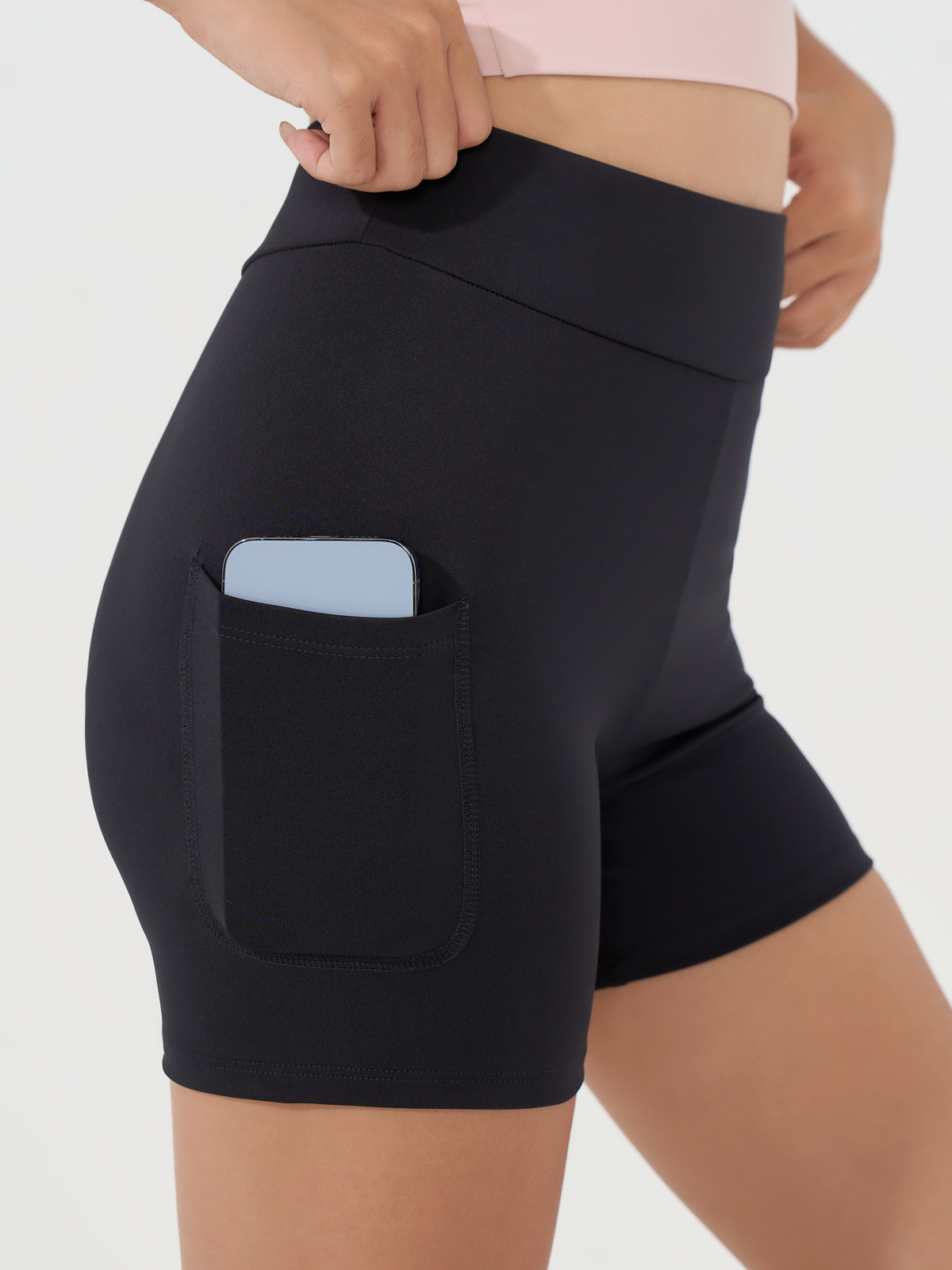 Quần Leggings Dáng Ngắn Siêu Co Giãn