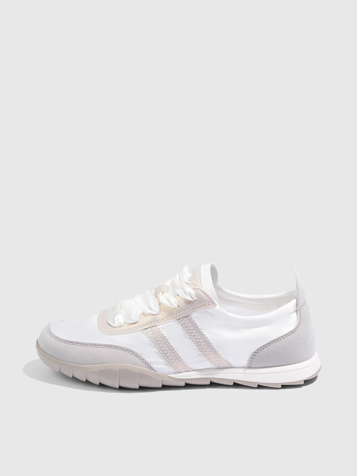 Giày Sneaker Ballet Nữ Phối Da Women's Leathermix Ballet Sneakers
