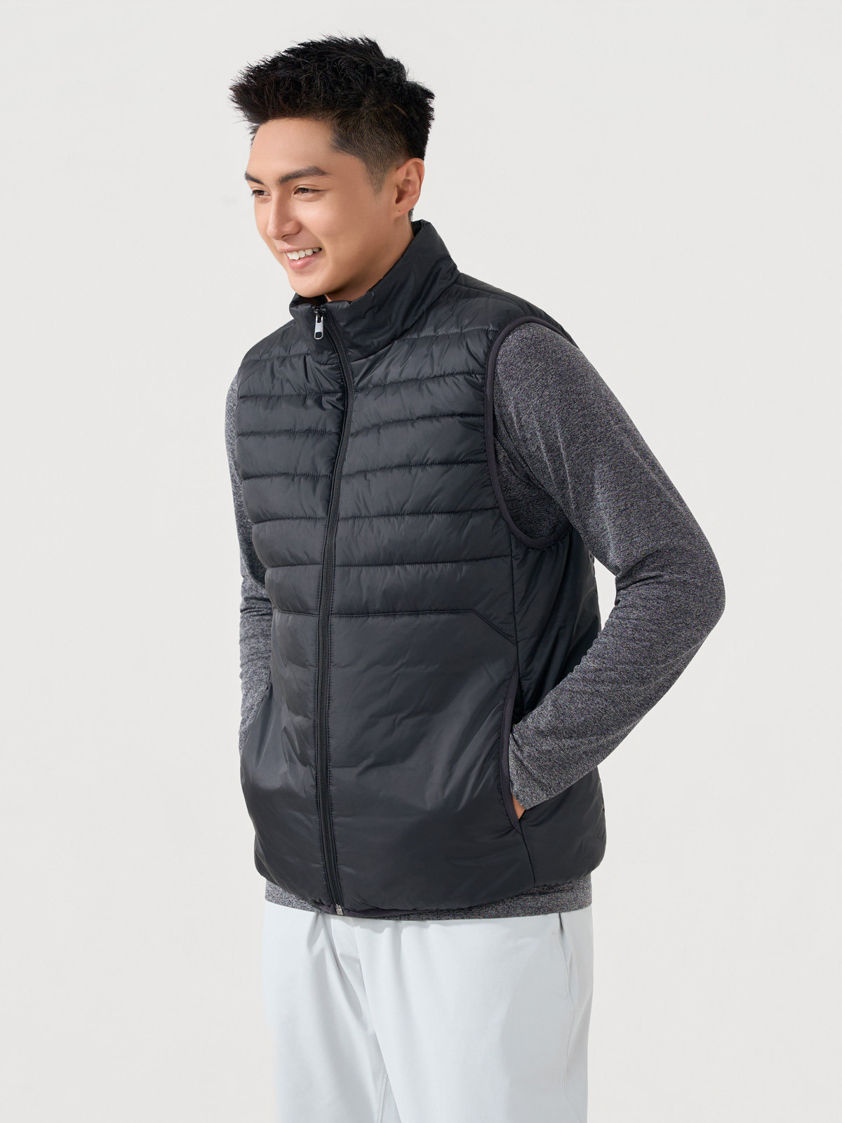 Áo Khoác Gile Phao Nam Athleisure