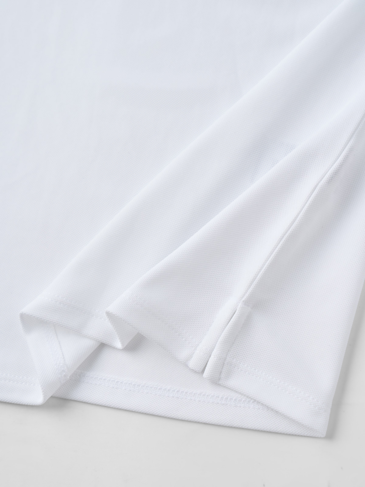 Áo Polo Dáng Suông Phối Dây Dệt