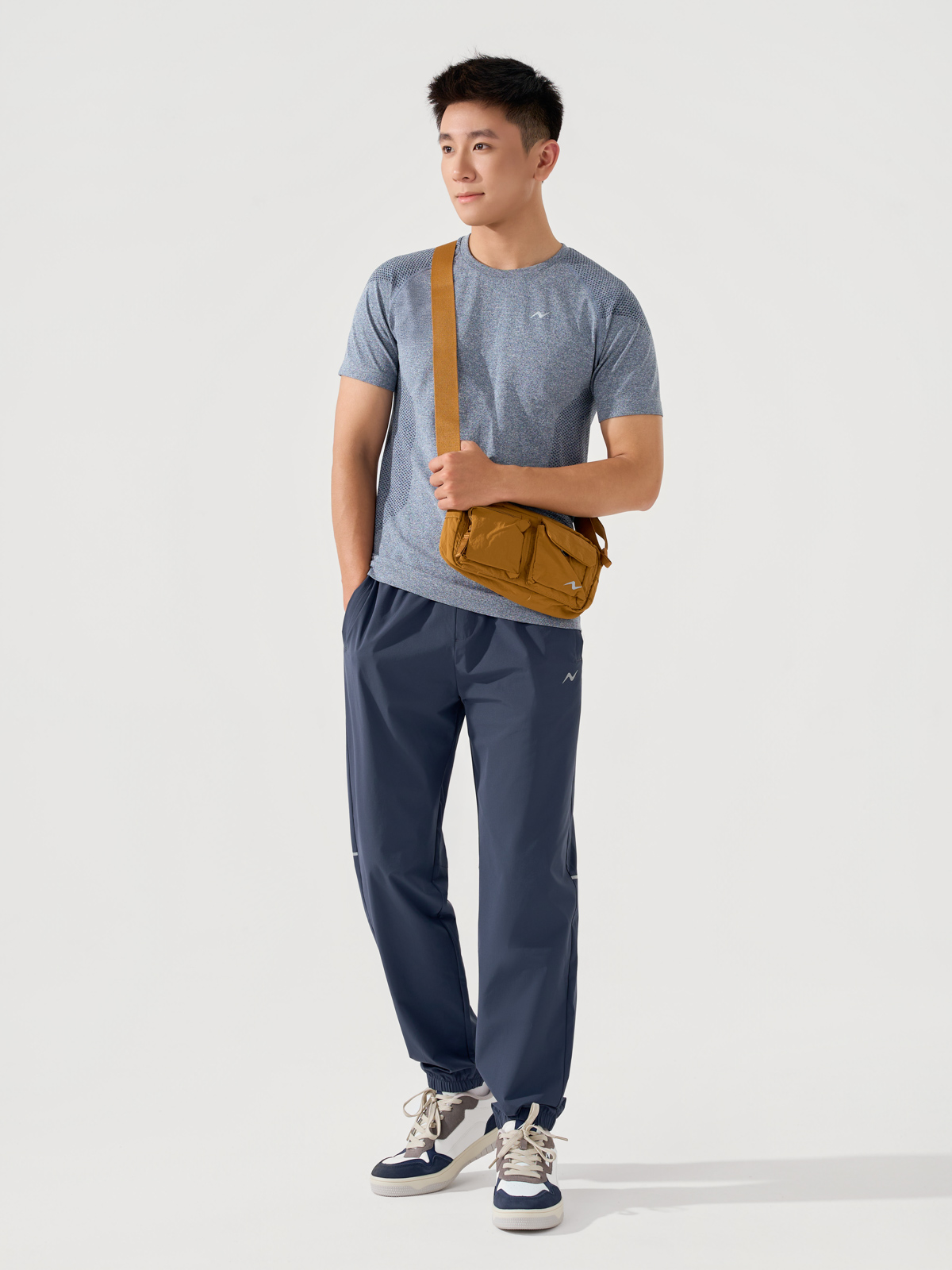 Áo Thun Nam Athleisure Phối Màu