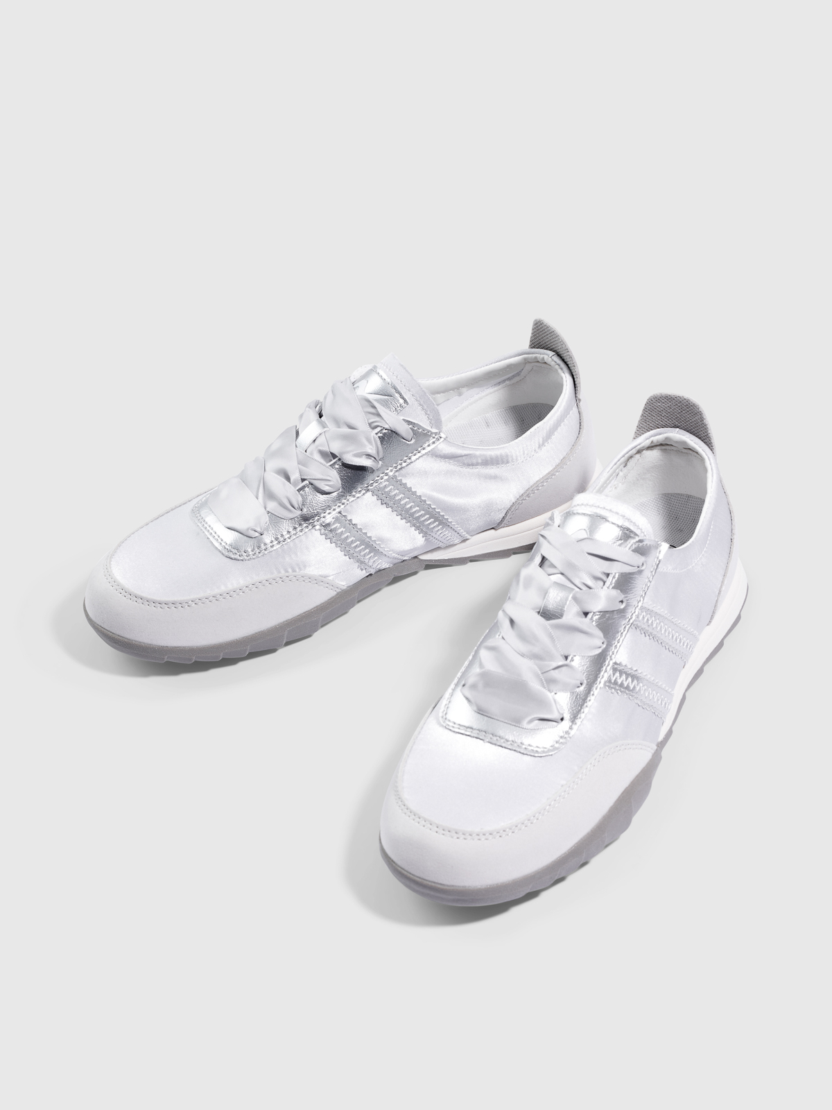 Giày Sneaker Ballet Nữ Phối Da Women's Leathermix Ballet Sneakers