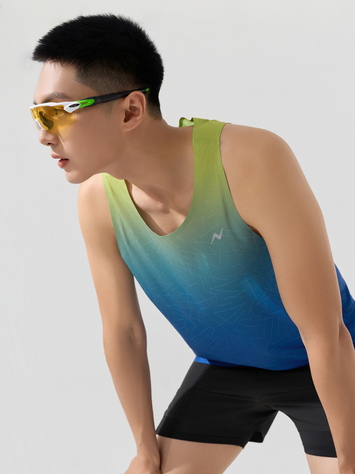 Áo Ba Lỗ Thể Thao Nam In Tràn Running
