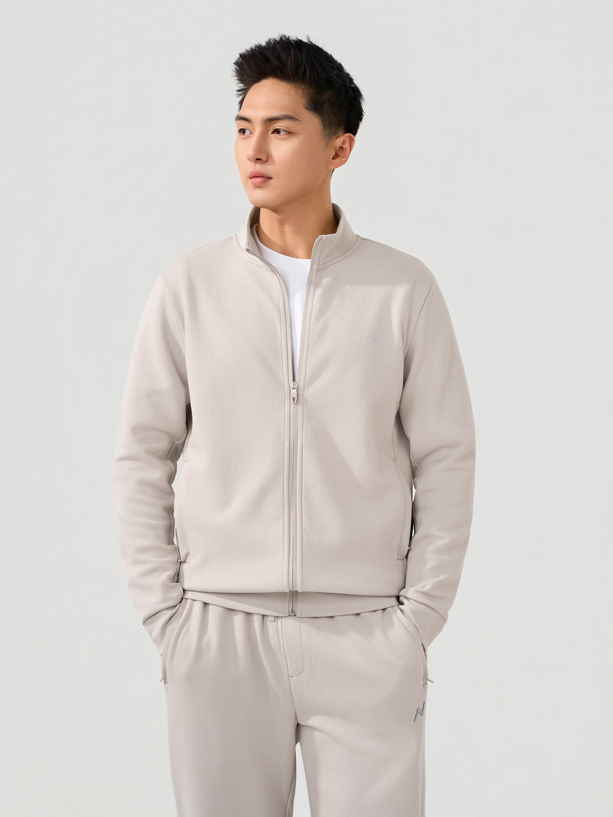 Áo Khoác Thể Thao Double Face Nỉ Co Giãn