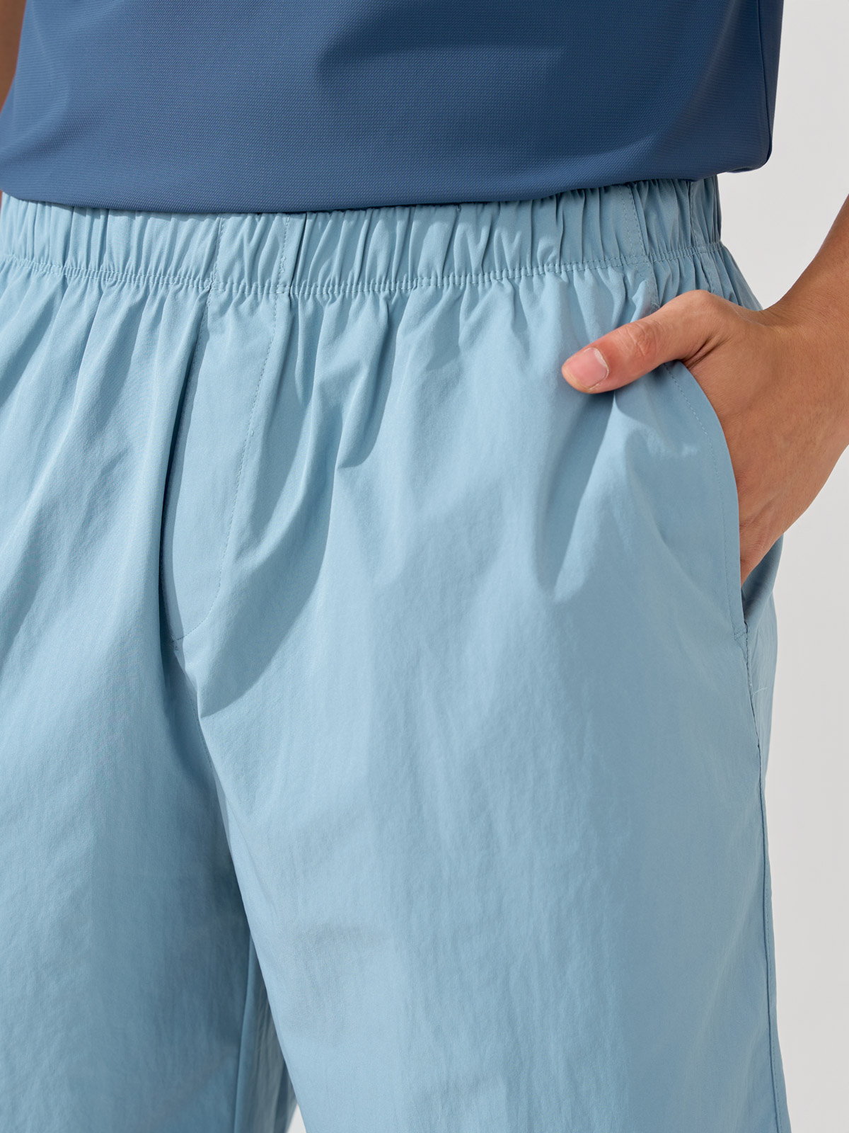 Quần Shorts Gió Thể Thao Nam Chun Ẩn