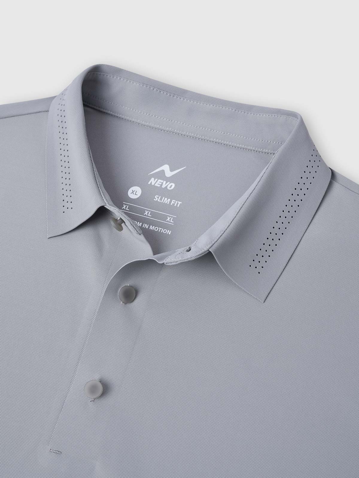 Áo Polo Nam Chạm Mát Thoáng Khí Không Đường May