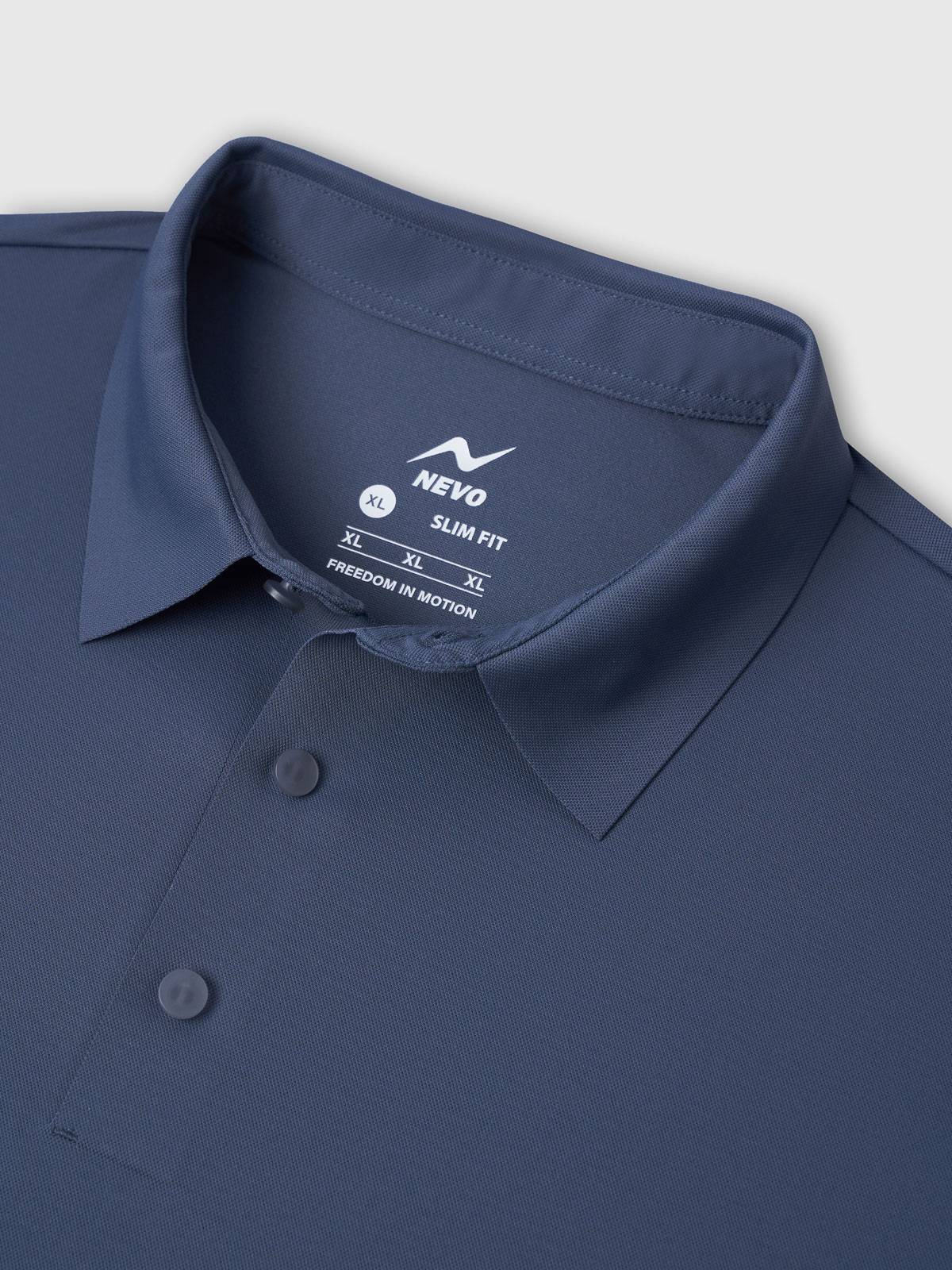 Áo Polo Thể Thao Nam Lá Cổ Không Đường May