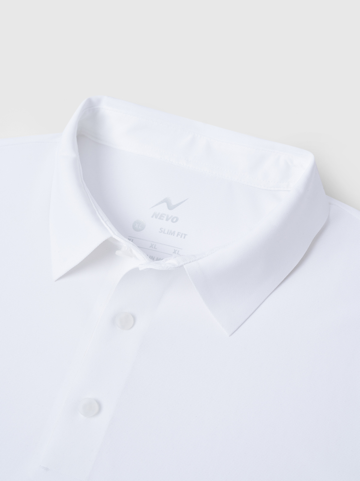 Áo Polo Thể Thao Nam Lá Cổ Không Đường May
